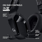 Logitech G733 Lightspeed Wireless Gaming Headset - Black