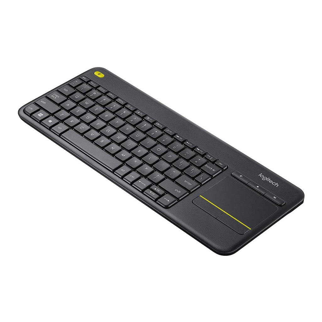 Logitech K400 Plus Wireless Touch TV Keyboard with Easy Media Control and Built-in Touchpad