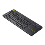 Logitech K400 Plus Wireless Touch TV Keyboard with Easy Media Control and Built-in Touchpad