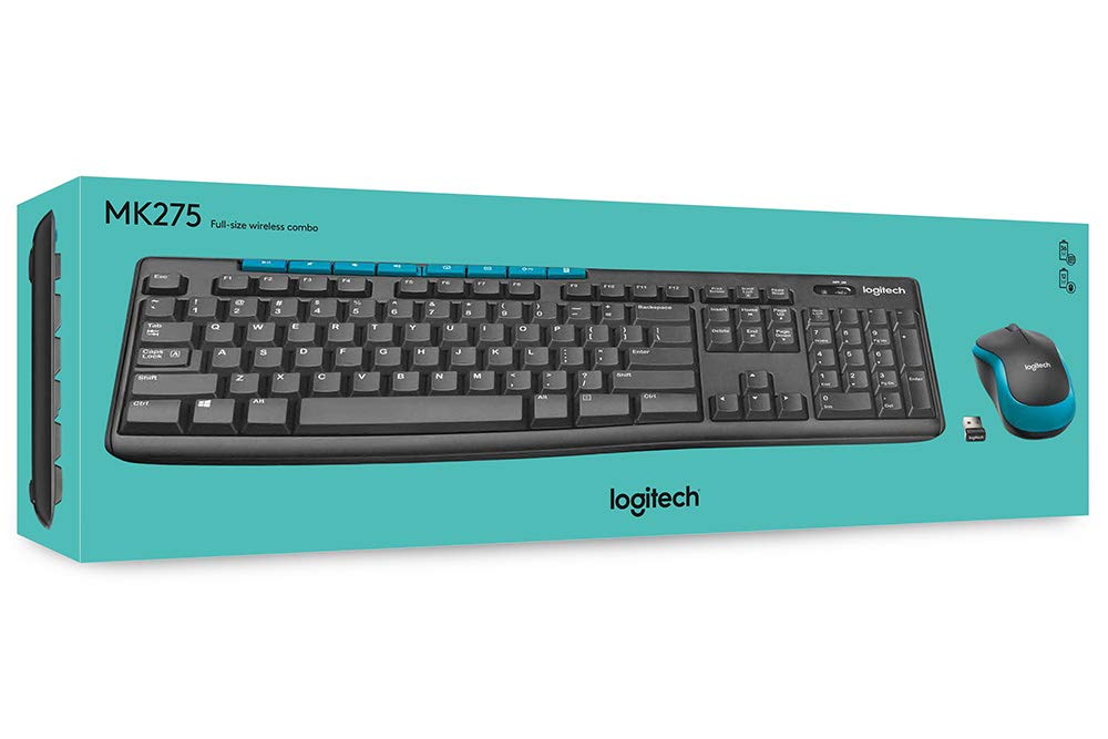 Logitech MK275 Wireless Keyboard & Mouse Combo